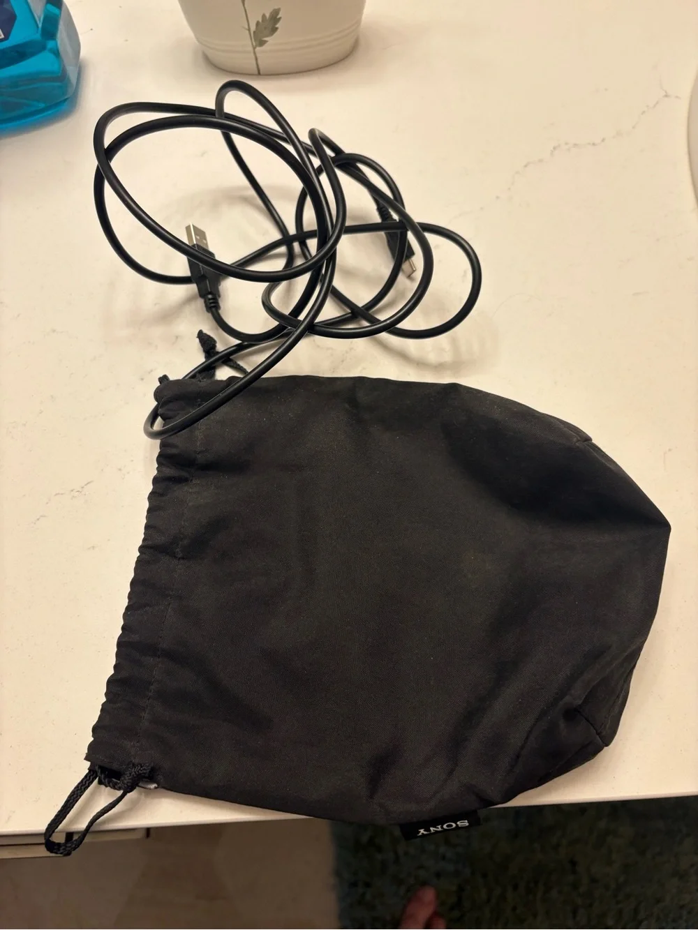 Sony Black Wired Over-Ear Headphones with Cushioned Ear Cups